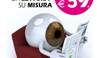 OCCHIALE DA LETTURA SU MISURA A 59€