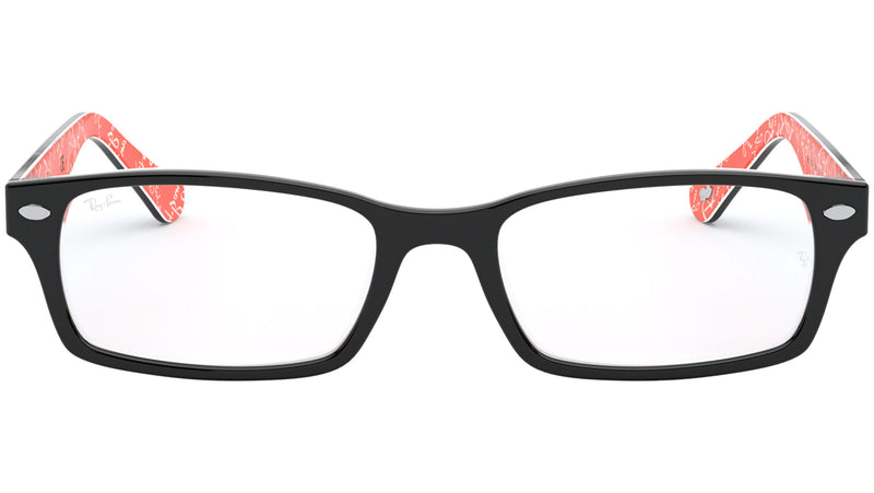 RB5206 top black on texture red