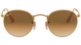 Round Metal RB3447 gold brown gradient