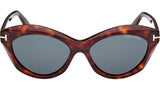 Toni FT1111 54V Red Havana Blue