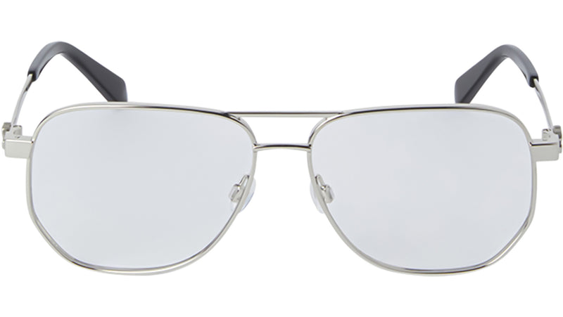 Style 8A Shiny Silver Metal