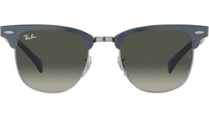 Clubmaster Aluminum RB3507 924871 brushed blue on silver