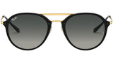Blaze Double Bridge RB4292N black and gold