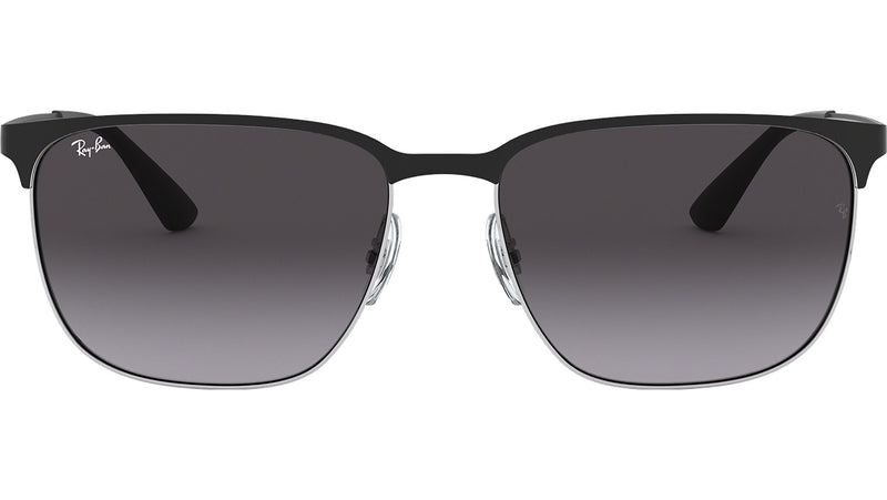 RB3569 90048G black on silver