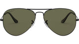Aviator Classic RB3025 W3361 Matte Black Green