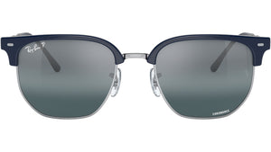 New Clubmaster RB4416 6656G6 blue on silver