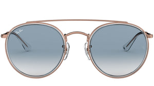 Round Double Bridge RB3647N transparent bronze copper