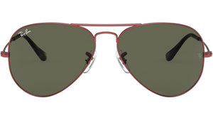 Aviator Classic RB3025 918831 Red Metal Green