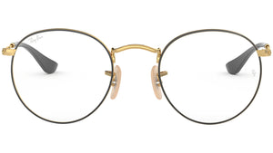 Round Metal Optics RB3447V gold on top black