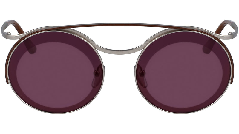 ME107S 044 matte silver and shiny brown