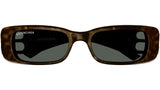 Dynasty Rectangle BB0096S 002 dark havana