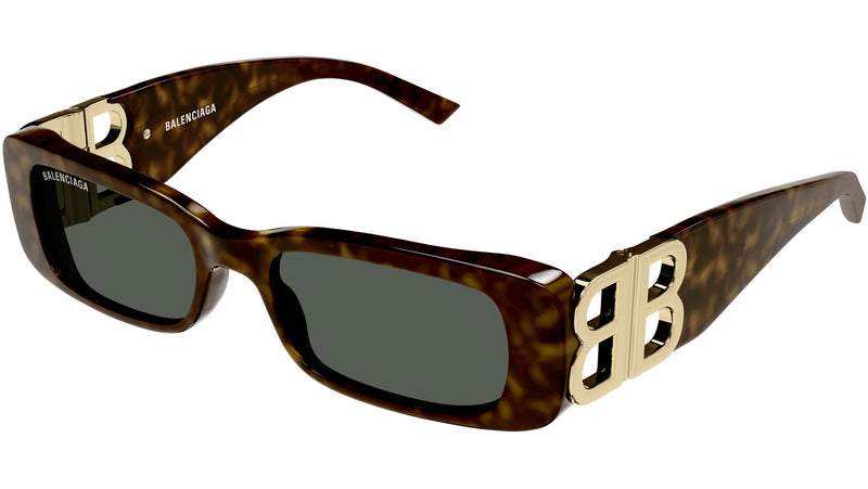 Dynasty Rectangle BB0096S 002 dark havana