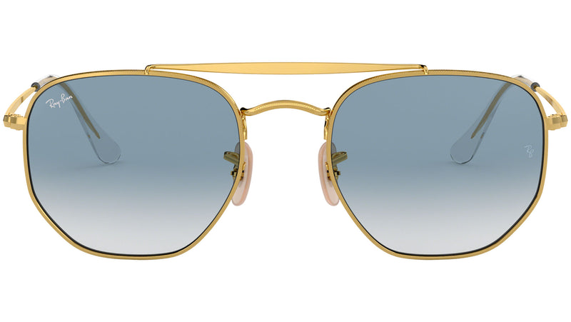 The Marshal RB3648 gold clear gradient blue