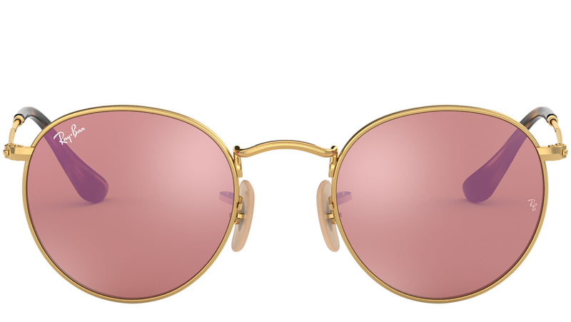 Round Flat Lenses RB3447N gold copper