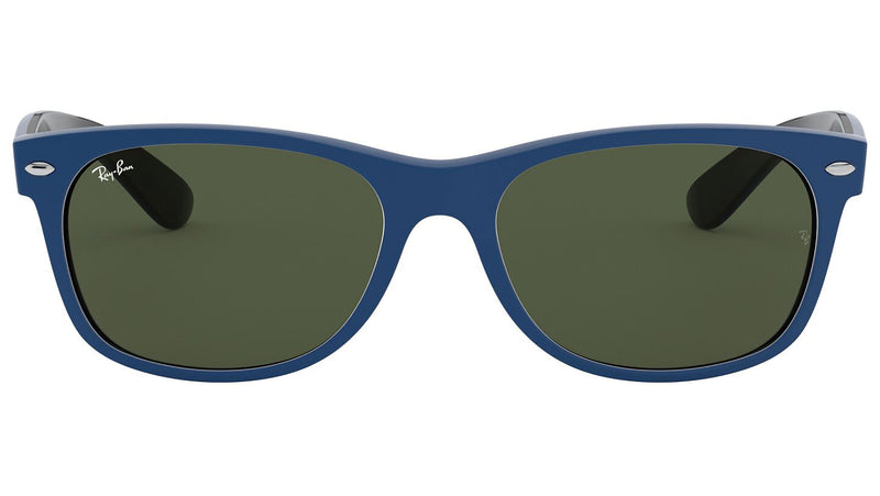 New Wayfarer Color Mix RB2132 rubber blue on black