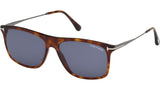 Max-02 FT0588 54V Dark Havana Blue