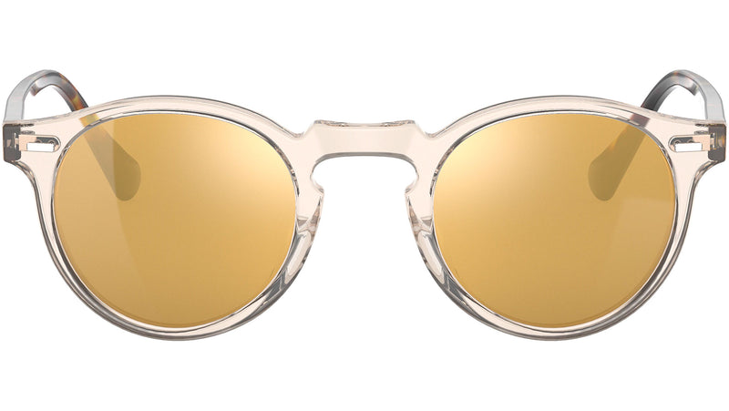 Gregory Peck Sun OV5217S buff and dark tortoise brown