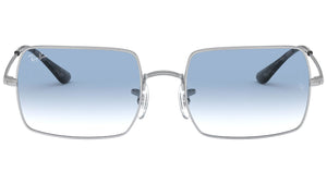 Rectangle RB1969 silver light blue