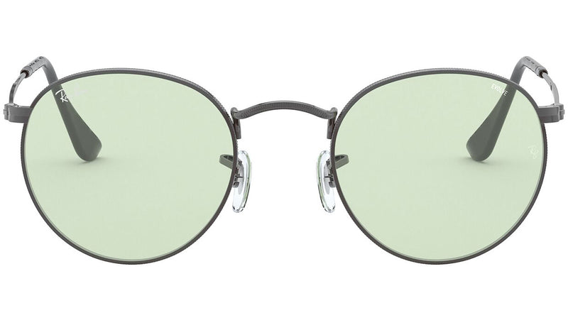 Round Solid Evolve RB3447 gunmetal green