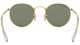 Round Metal RB3447 gold green classic